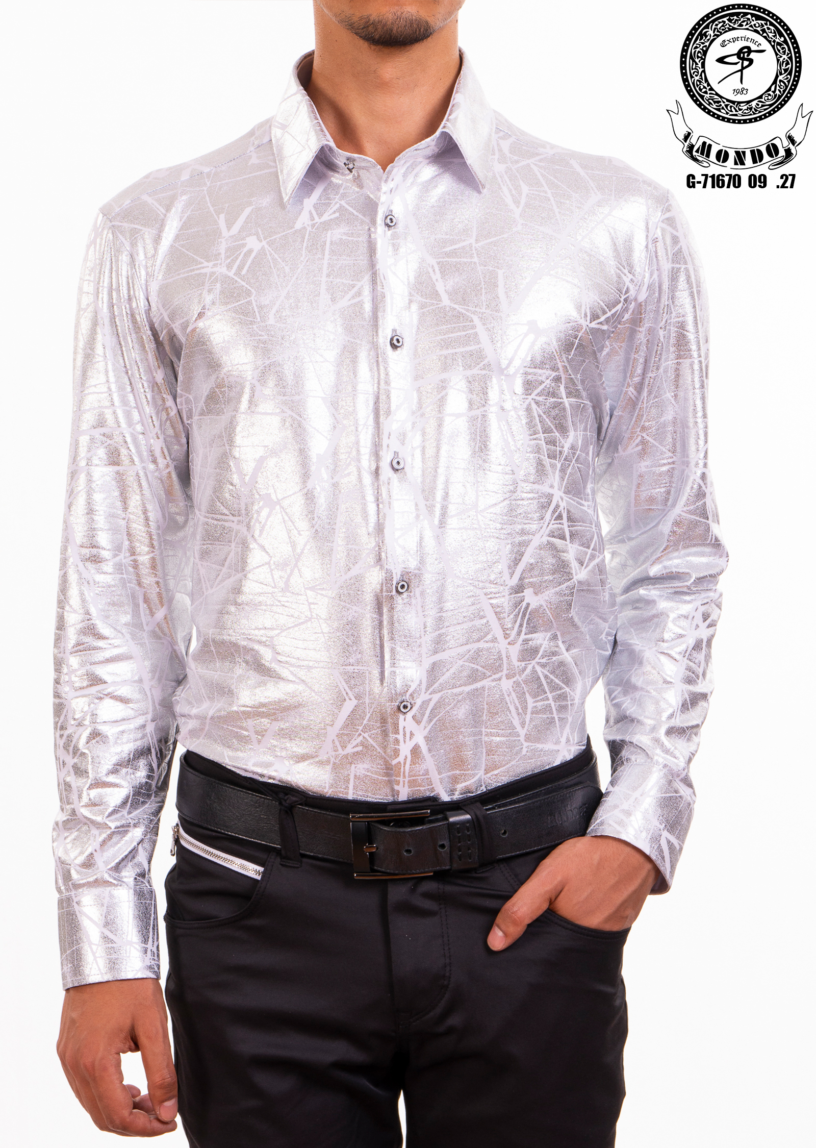 Hemd grau G-71670 – Bild 2