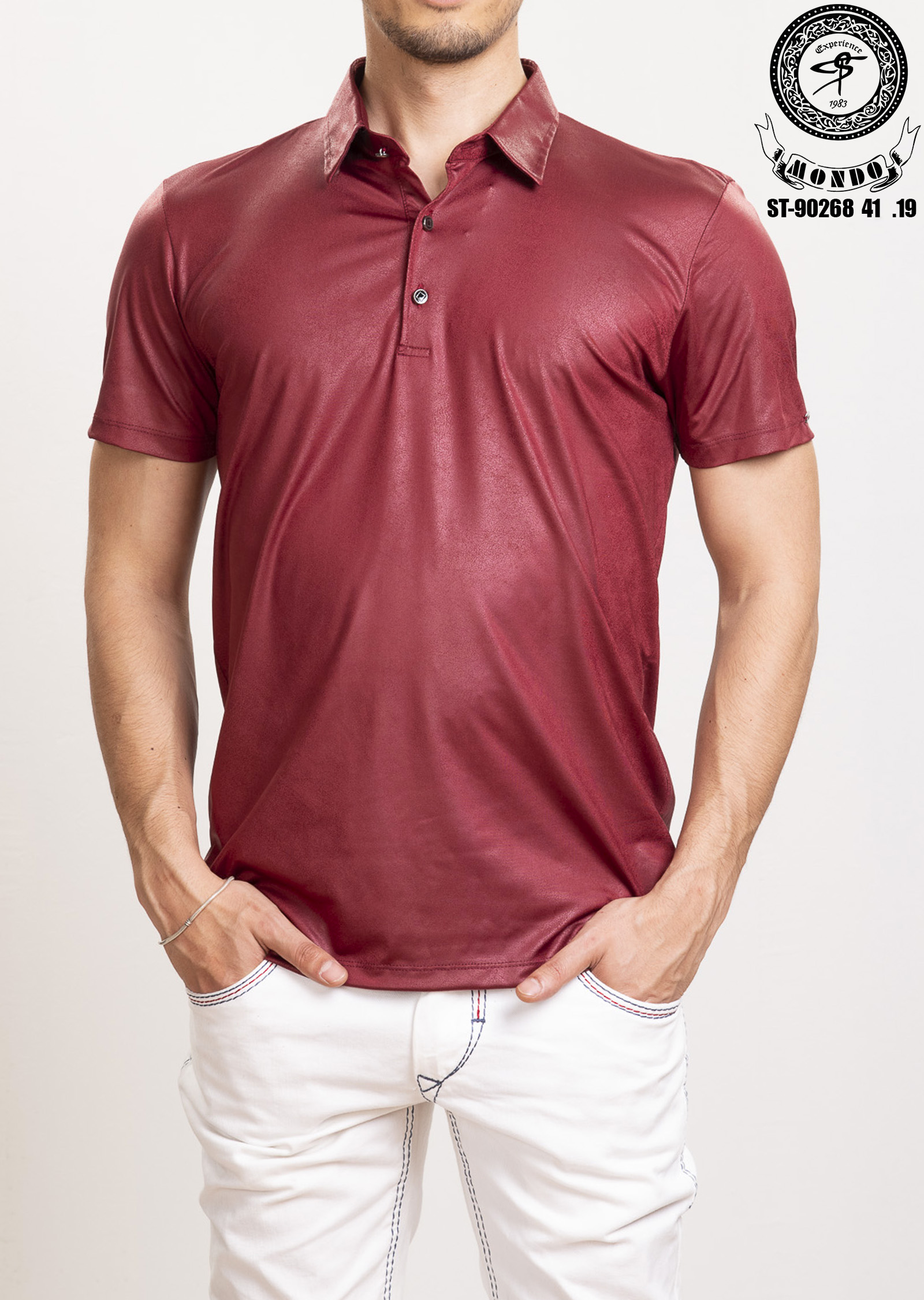 Shirt bordeaux ST-90268 – Bild 2