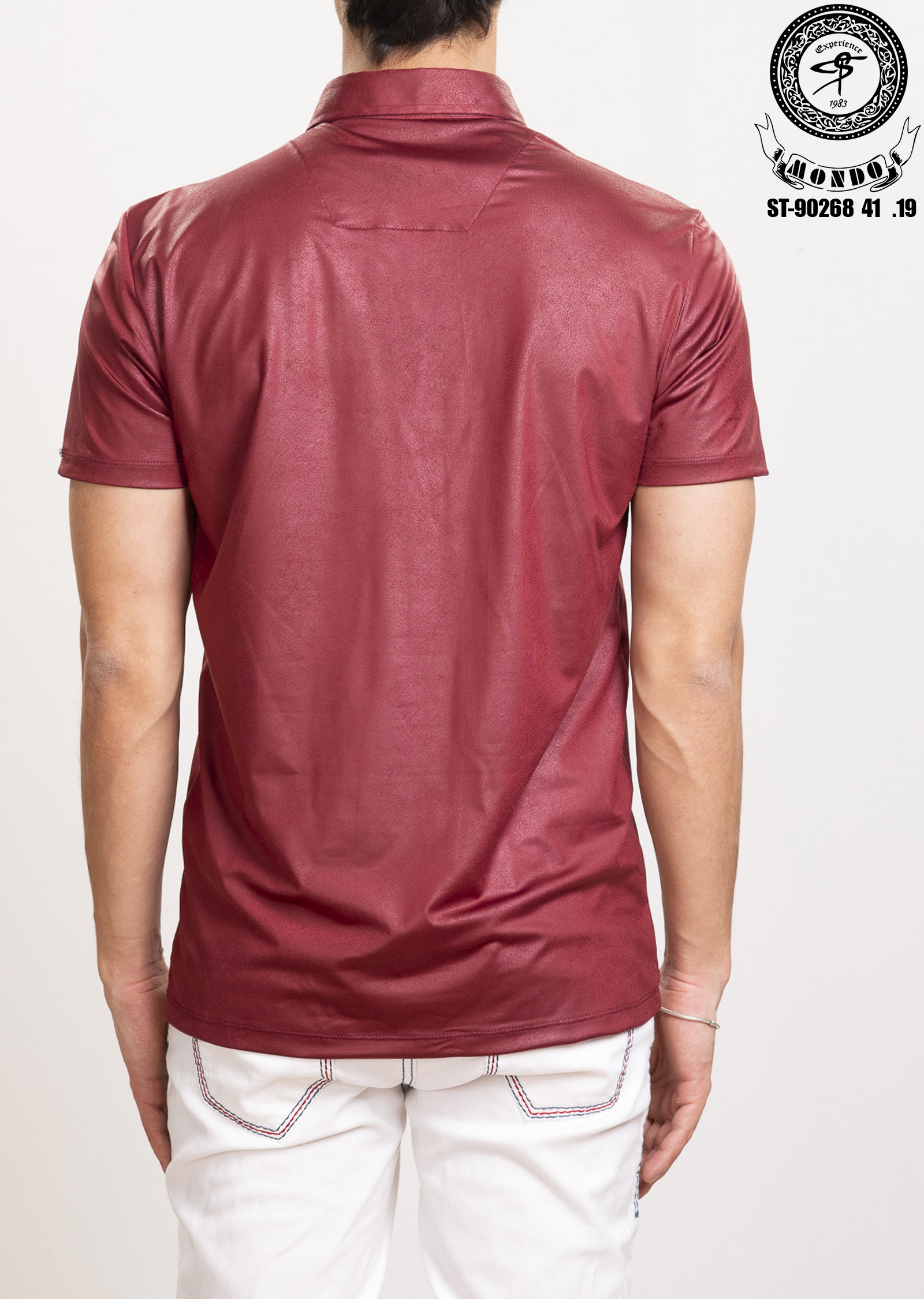 Shirt bordeaux ST-90268 – Bild 4