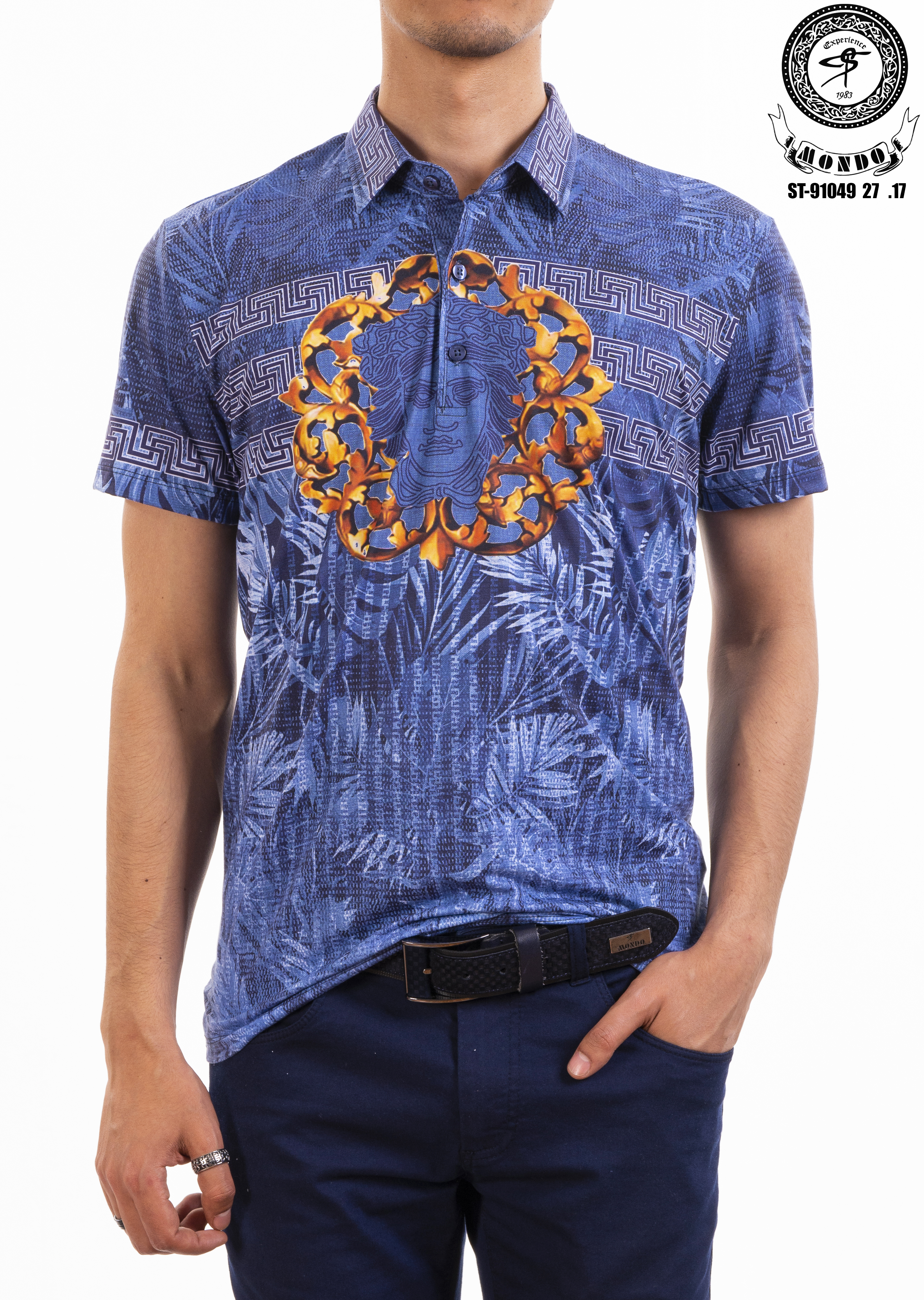 Shirt marineblau ST-91049