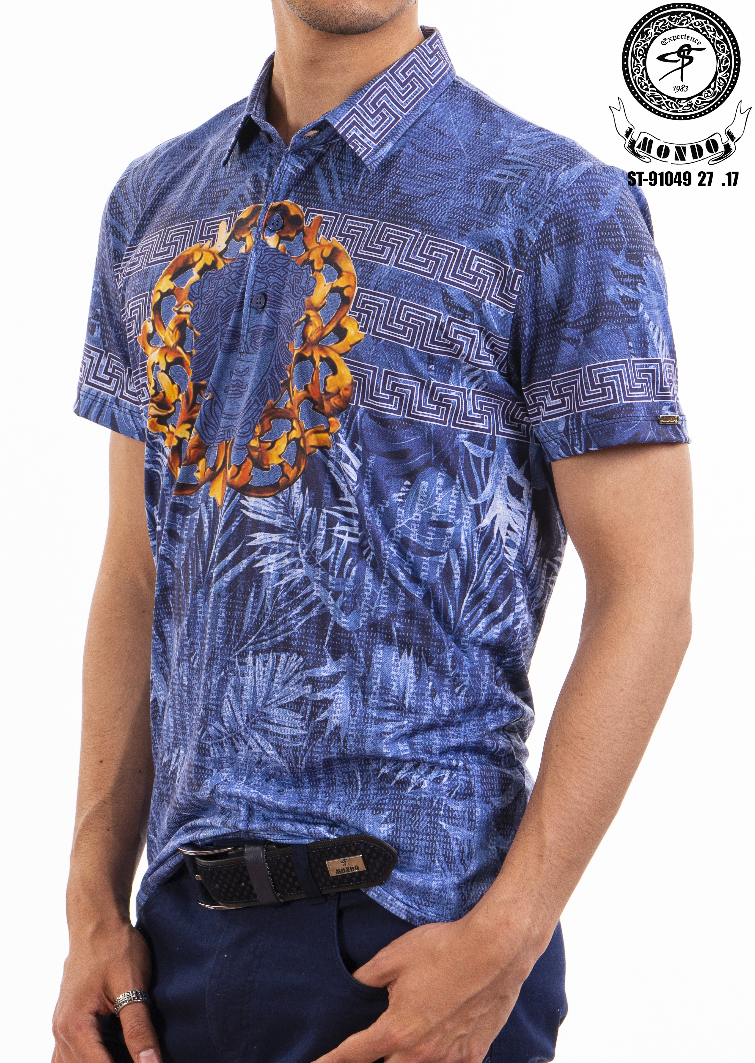 Shirt marineblau ST-91049 – Bild 2