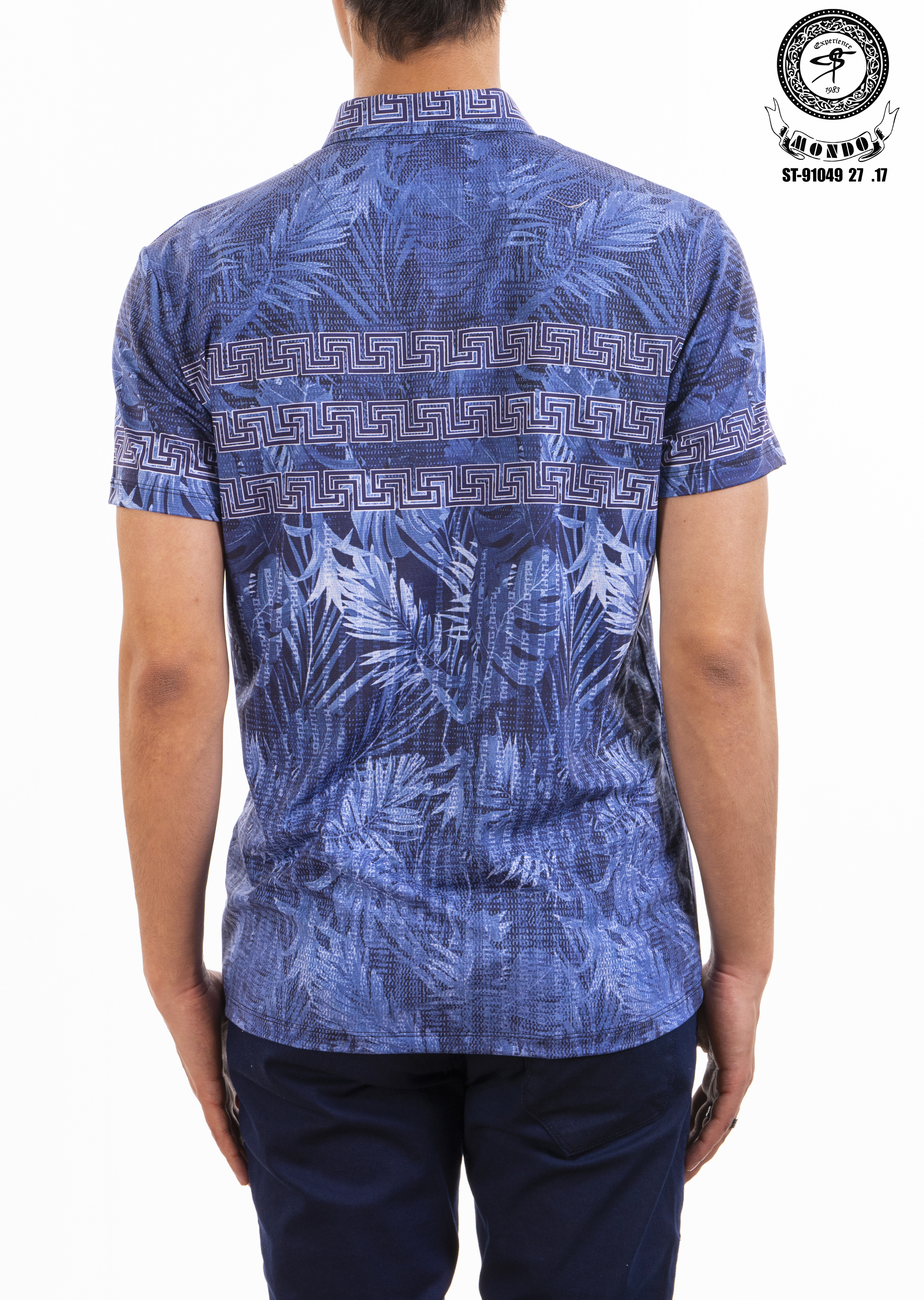 Shirt marineblau ST-91049 – Bild 3