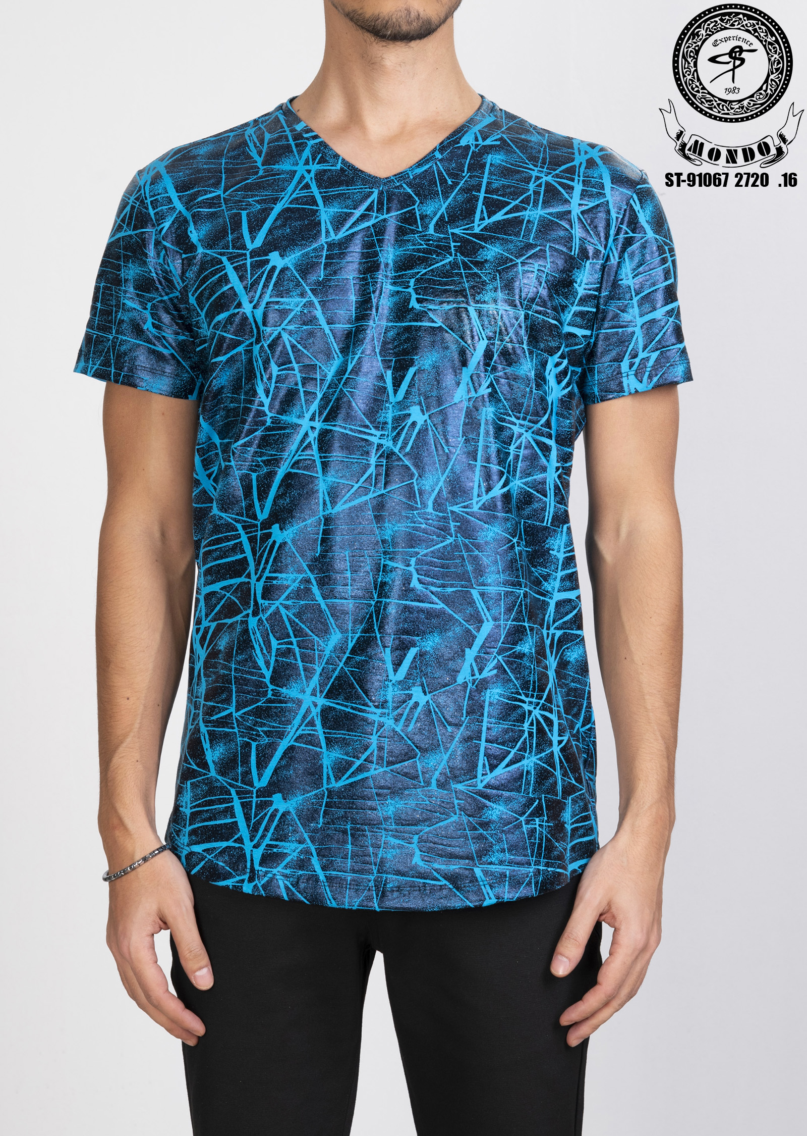Shirt marineblau ST-91067 – Bild 2
