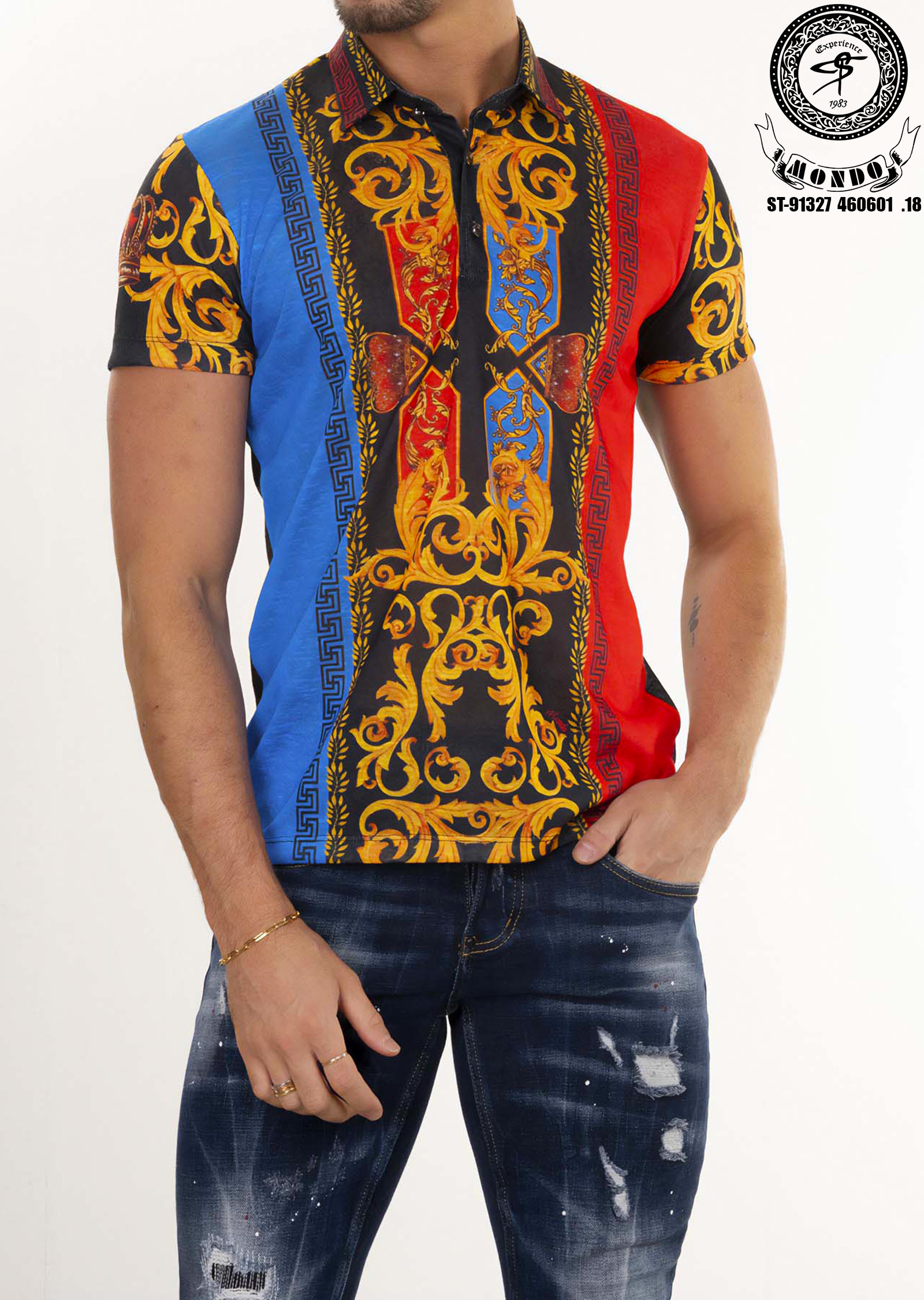 Shirt blau ST-91327 – Bild 2