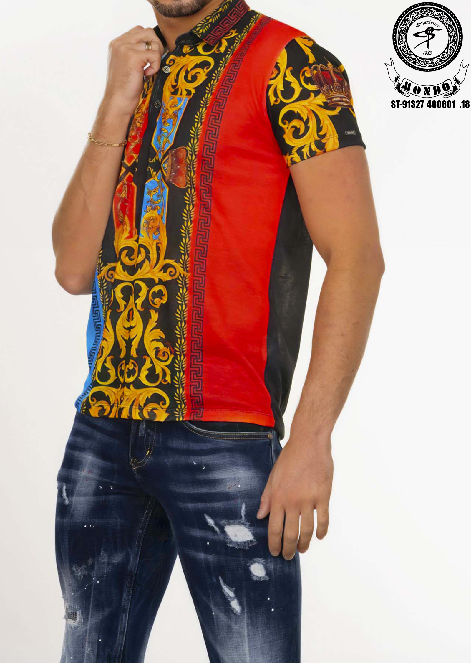 Shirt blau ST-91327 – Bild 3