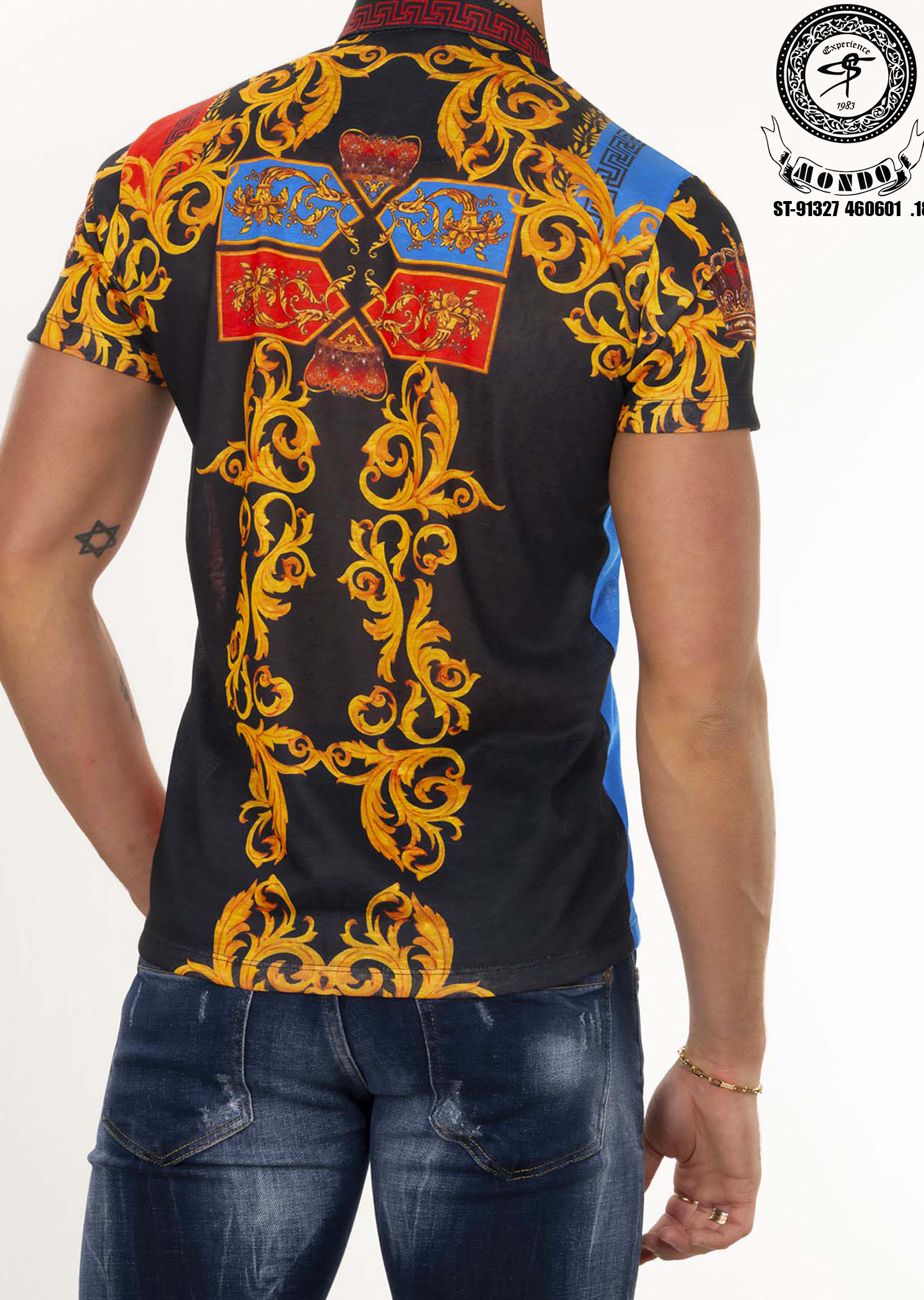 Shirt blau ST-91327 – Bild 4