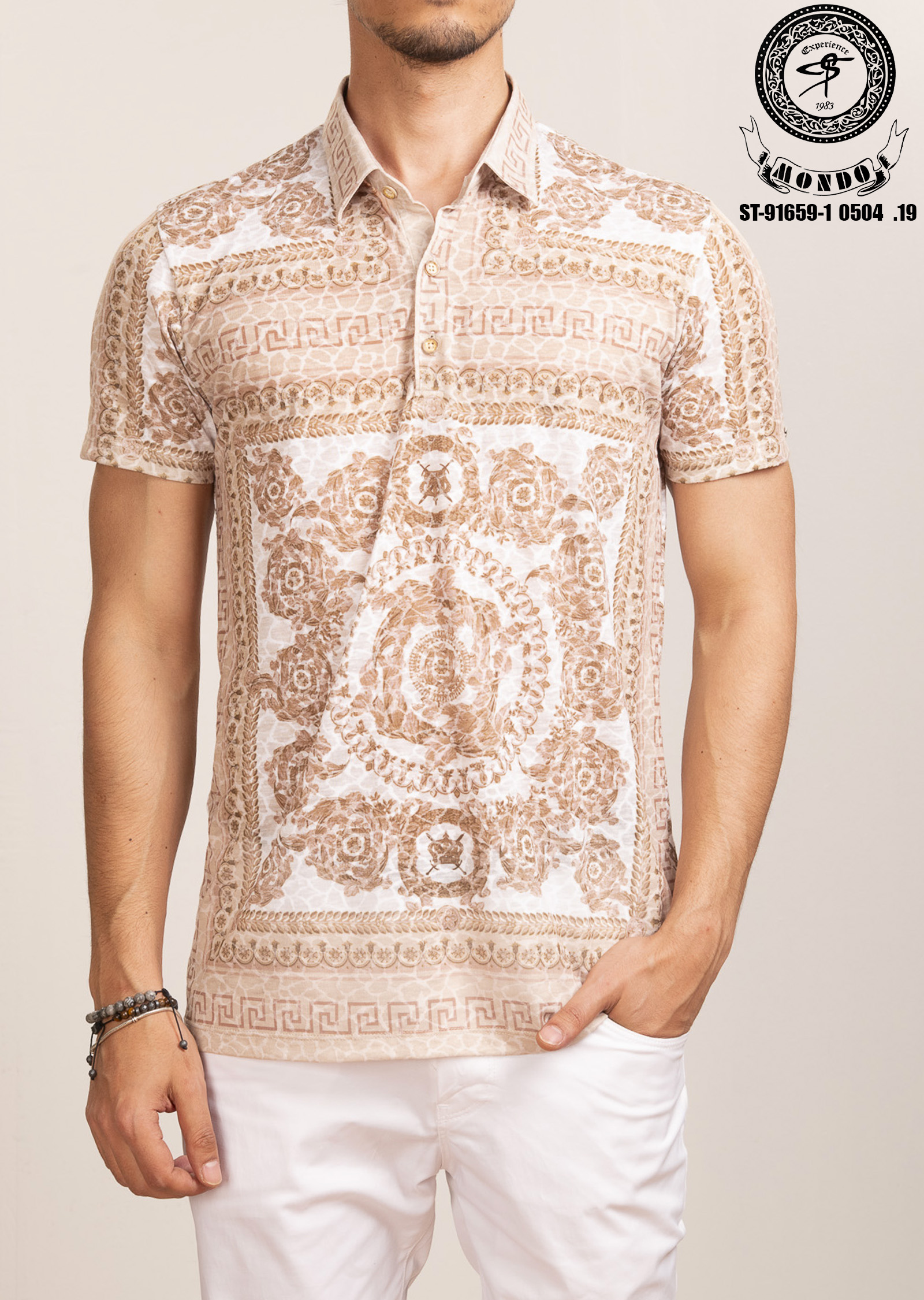 Shirt braun ST-91659-1 – Bild 2