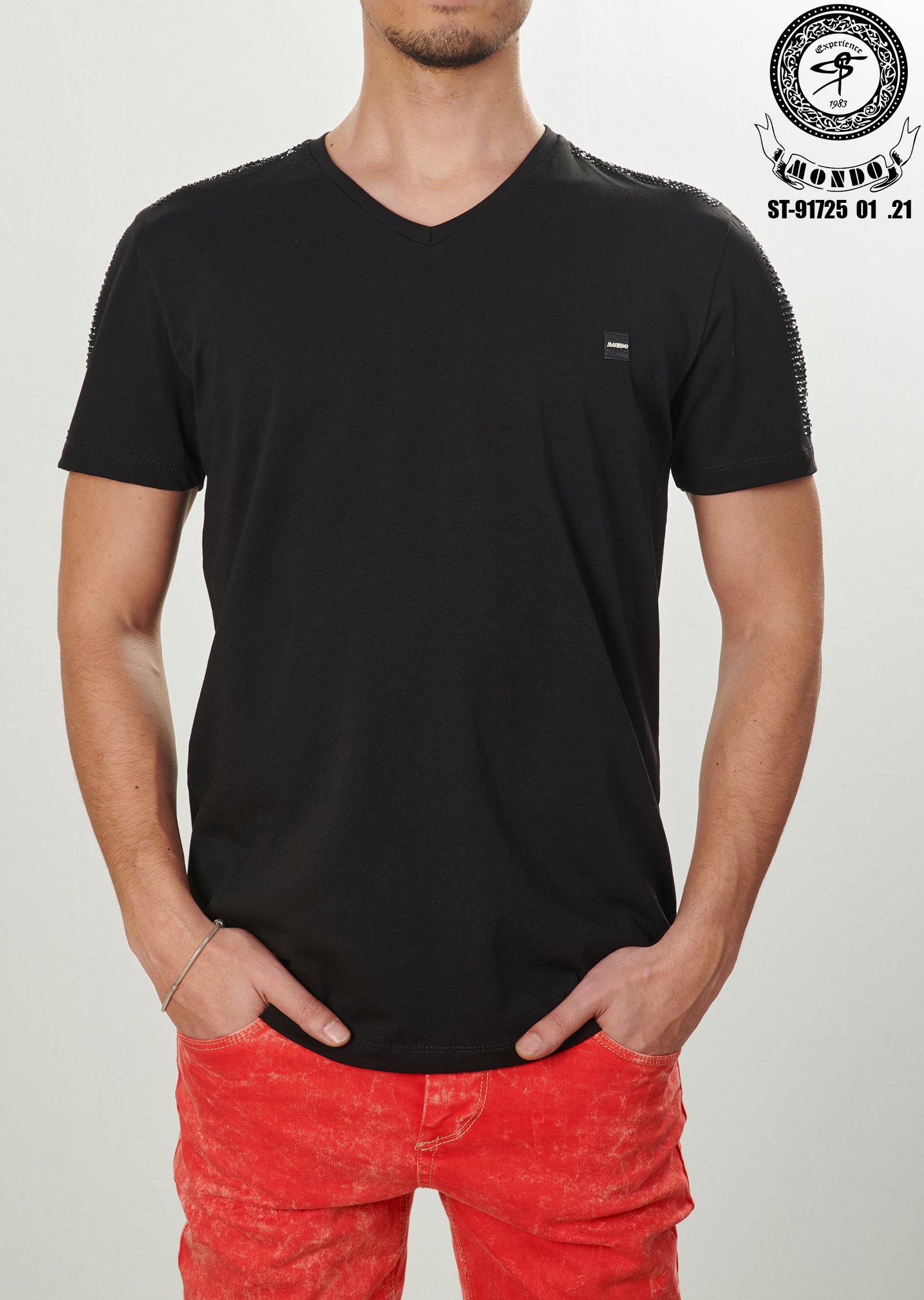 Shirt schwarz ST-91725 – Bild 2