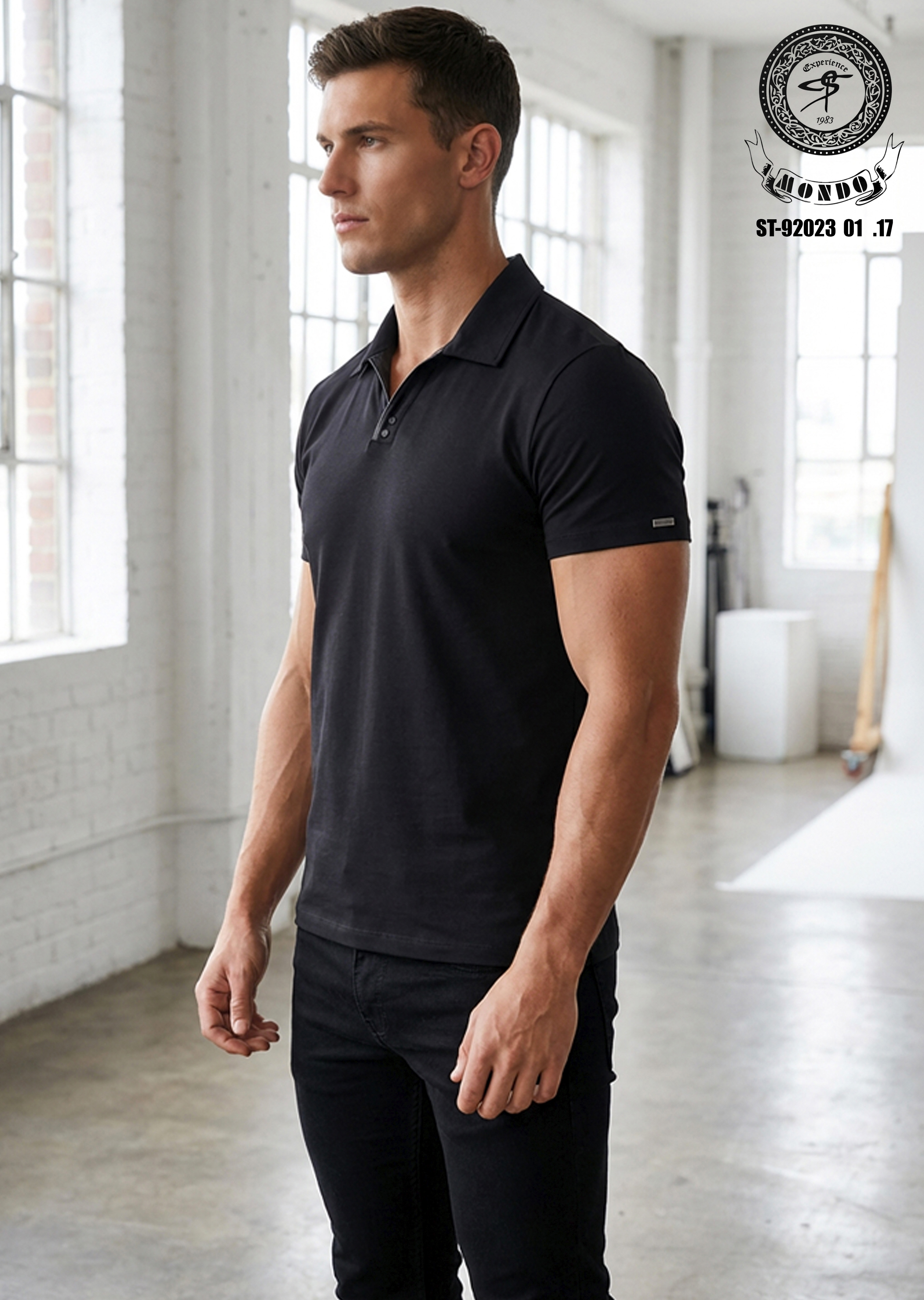 Shirt schwarz ST-92023 – Bild 3