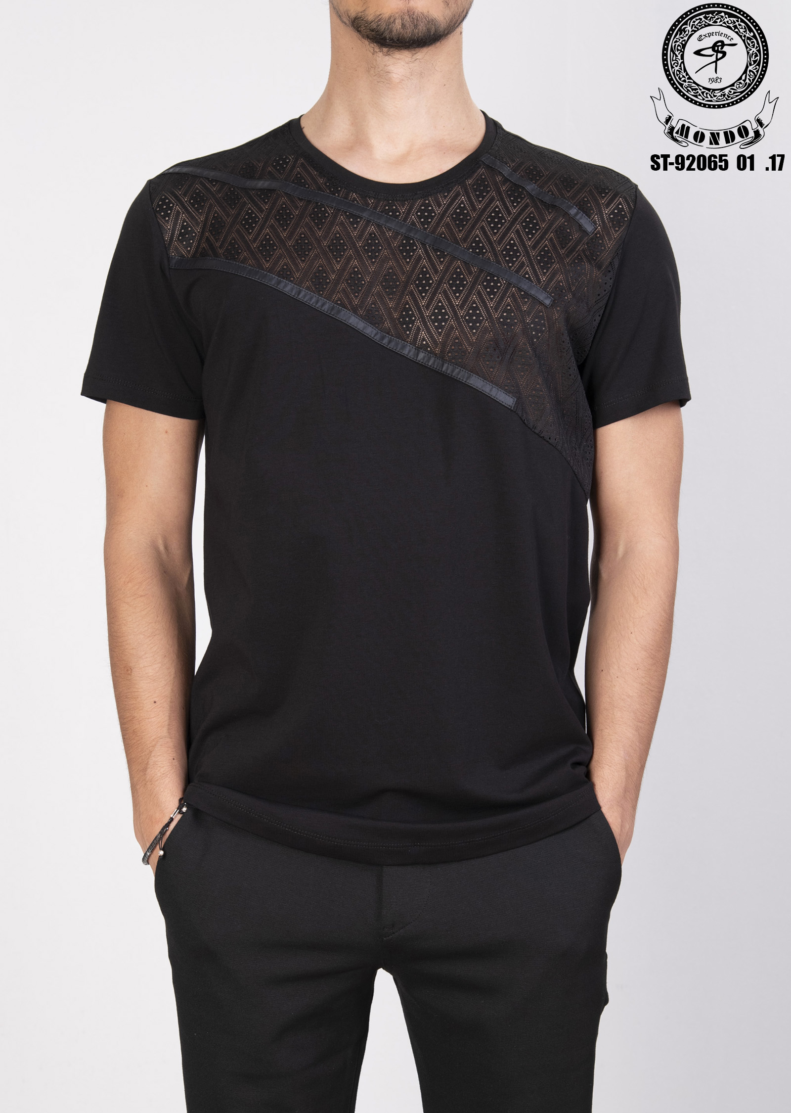 Shirt schwarz ST-92065 – Bild 2