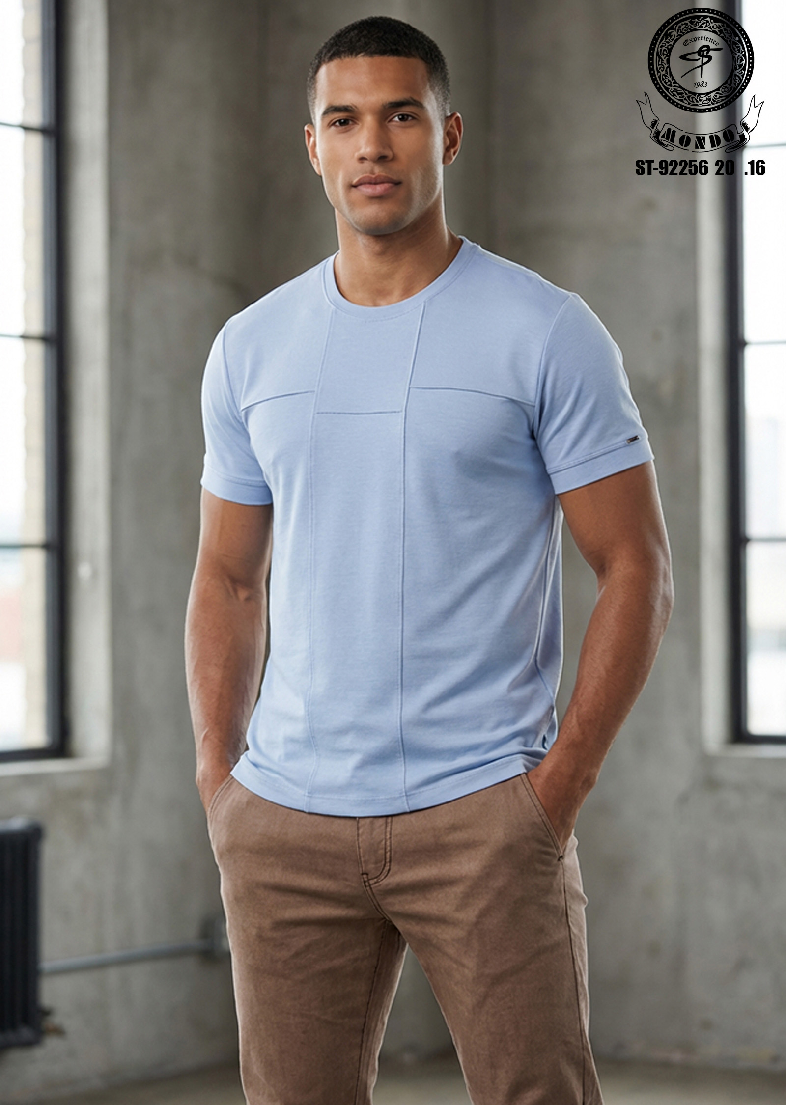 Shirt blau ST-92256 – Bild 3