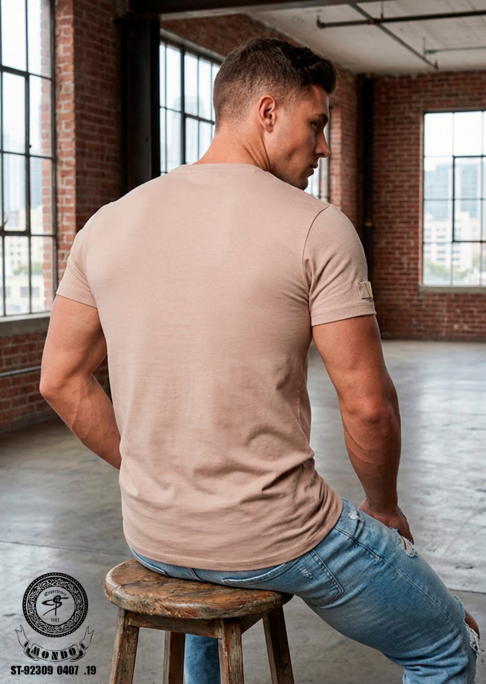 Shirt beige ST-92309 – Bild 4